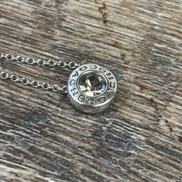 Coach Signature Open Circle Necklace F54514 - Picture 2 of 7